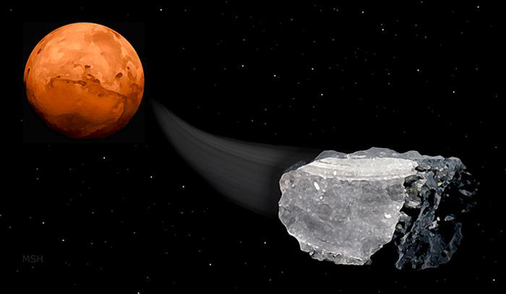 Methane in Mars Meteorites Suggests Possibility of Life
